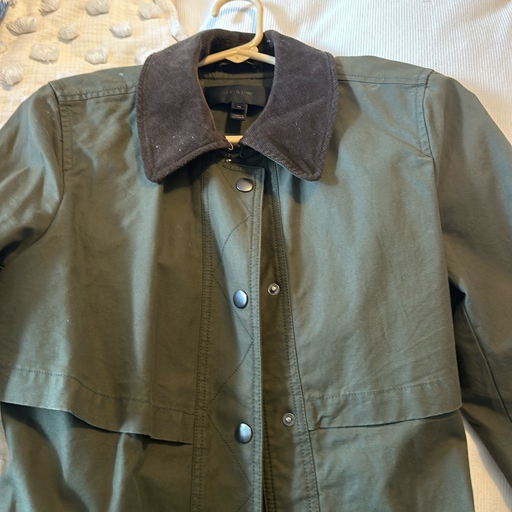 Jcrew olive trench